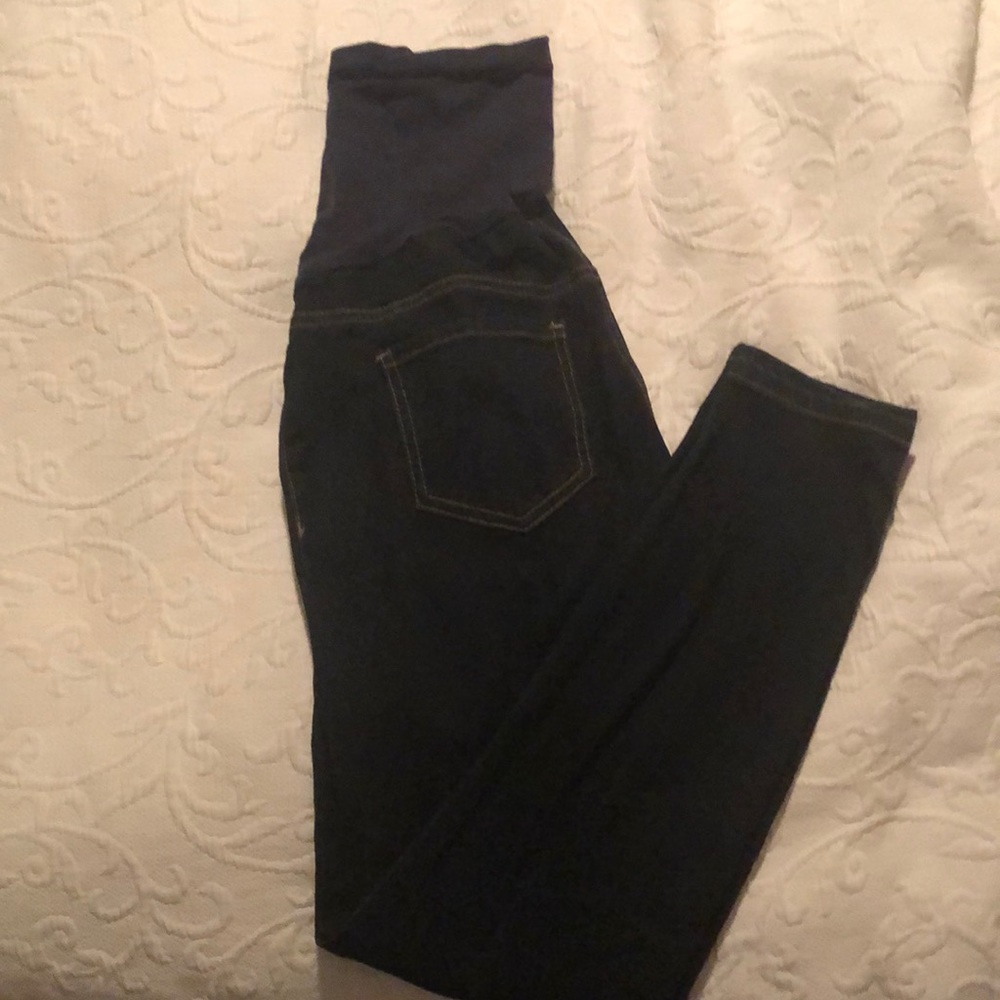 NWOT - Indigo Blue full belly maternity jeans